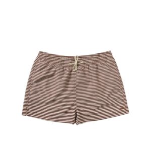 Zwembroek Rib Stripe Brown