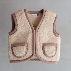 Kinderbodywarmer Wol Camel
